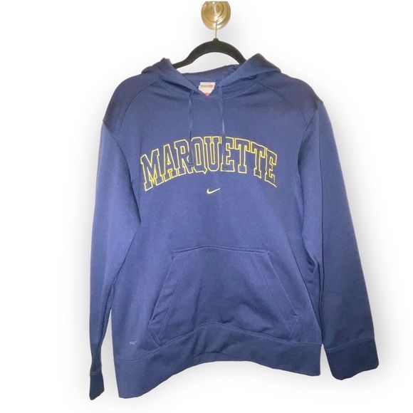 Nike Tops - Nike Marquette Wisconsin hooded sweatshirt